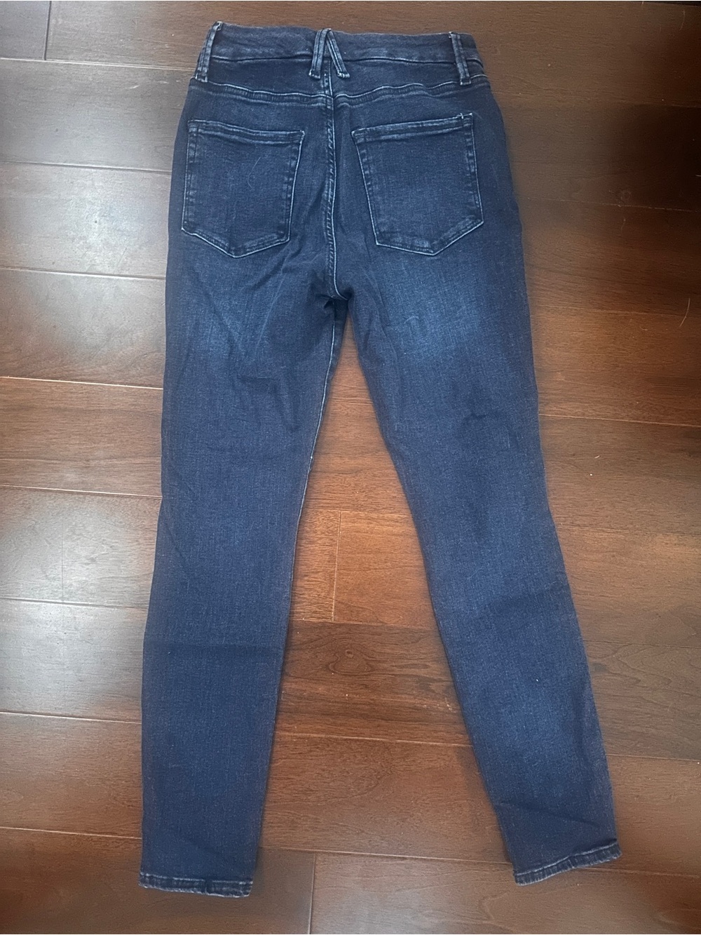Good American Dark Indigo High-Rise Skinny Jeans - Picture 3 of 3